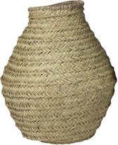 Vaas-85-riet-Grote-vaas-Grote-Mand-Vaas-Zeegras-Essaouira Vase XXL Seagrass