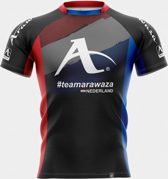 T-shirt Arawaza | dry-fit | #teamArawaza - Product Maat: