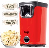 Gadgy Popcorn Machine - Hetelucht Popcornmaker - 1100 watt - met Maatschep - Popcornmakers kinderfeestje