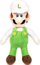 Luigi (Wit/Groen) Super Mario Bros Pluche Knuffel XXL 100 cm {Nintendo XL Plush Toy | Extra groot speelgoed knuffelpop voor kinderen jongens meisjes | Mario, Luigi, Peach, Toad, Donkey Kong, Bowser, Yoshi}