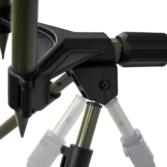 X2 Transformer Rodpod - Groen - 3 Rod - 3 Hengels - Verstelbaar - Karper van Merkloos — afbeelding 3