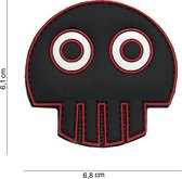 101 Inc Embleem 3D Pvc Big Eye Skull  11154