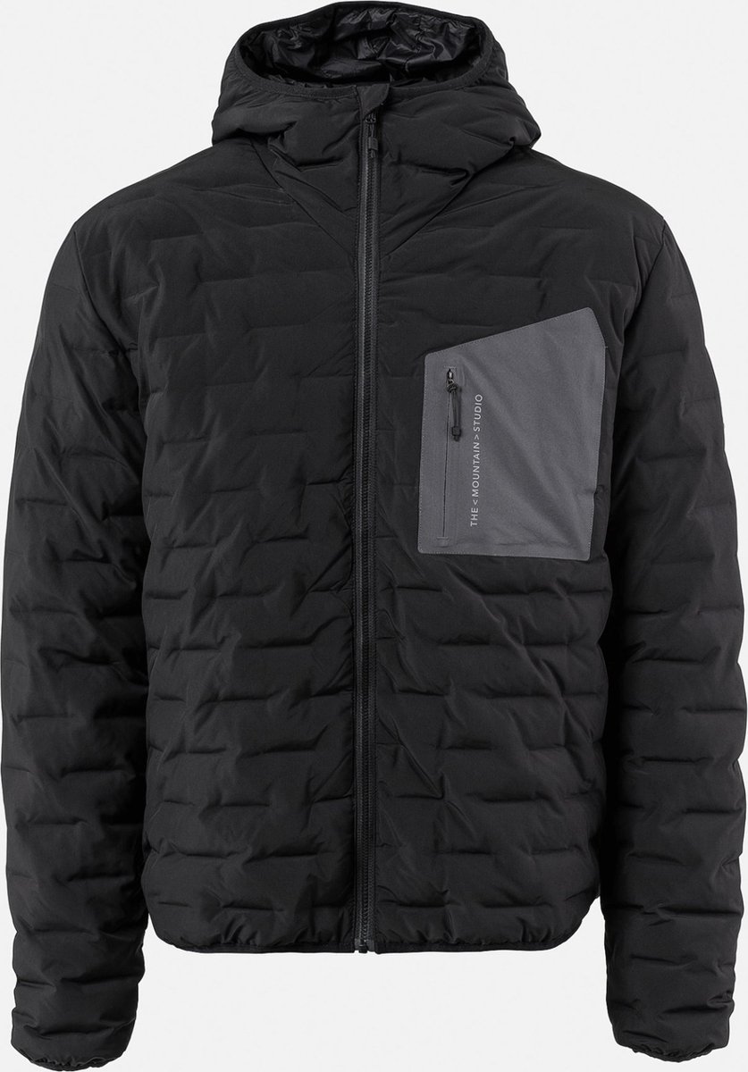 The Mountain Studio Reversible light hood jacket 1043 onyx Zwart