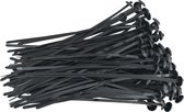 Kortpack - Kabelbinders met Ronde sluitkop 370mm breed x 7.6mm lang - Zwart - Chassis tyraps - Bevestig kabels aan het chassis van een voertuig - (099.0030)