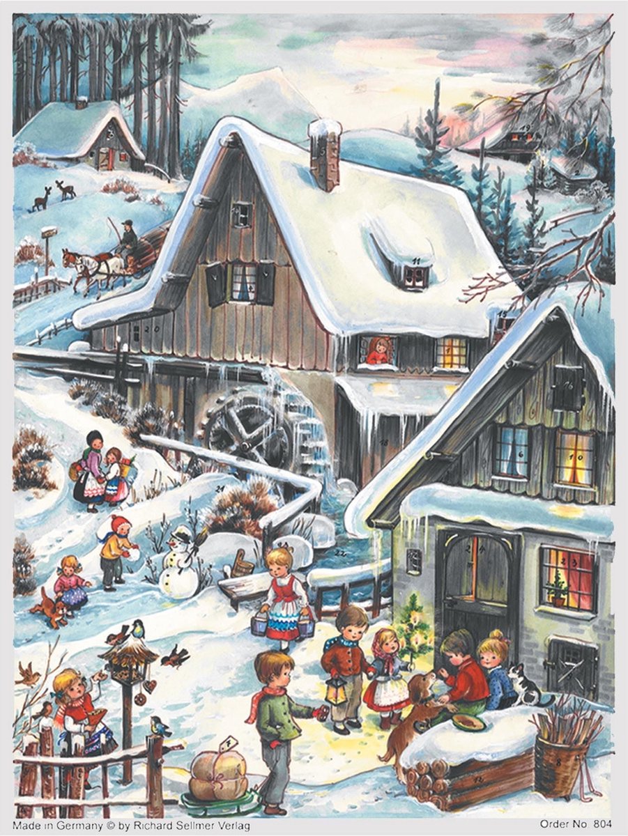 A4 Adventskalender Bij de Molen