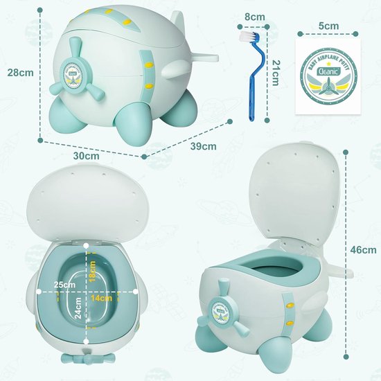 Pot pour tout-petits, Toilettes d'apprentissage de la propreté en avion  pour Garçons
