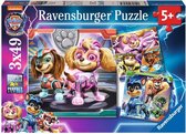 Ravensburger puzzel Paw Patrol: The Mighty Movie - Legpuzzel - 3x49 stukjes