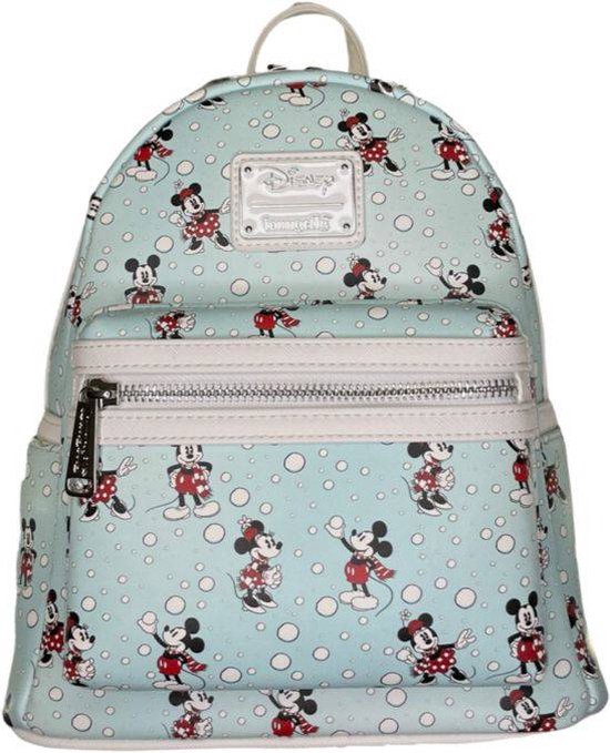 Disney Loungefly Mini Backpack Mickey & Minnie Snow