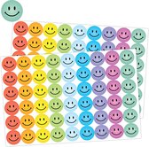 Beloningsstickers Pastel Smileys - Stickervellen - Belonen met Smiley Stickers - Stickers Kind - Pastelkleur Smiley Stickers - Smileystickers in Pastelkleuren - Positief Belonen met Stickers - Stickers Smiley - Stickers Meisjes - Beloningsstickers