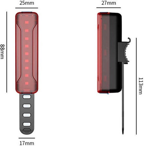 Fietslichten Set USB Oplaadbaar - Super Heldere 500 Lumen Koplamp Led Achterlicht Super Heldere Ipx5 Waterdichte Mtb Road Commuter Fietsverlichting
