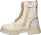 Vingino Jennifer meisjes veterboot - Off White - Maat 28