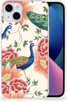 TPU Hoesje Geschikt voor iPhone 15 Plus Pink Peacock