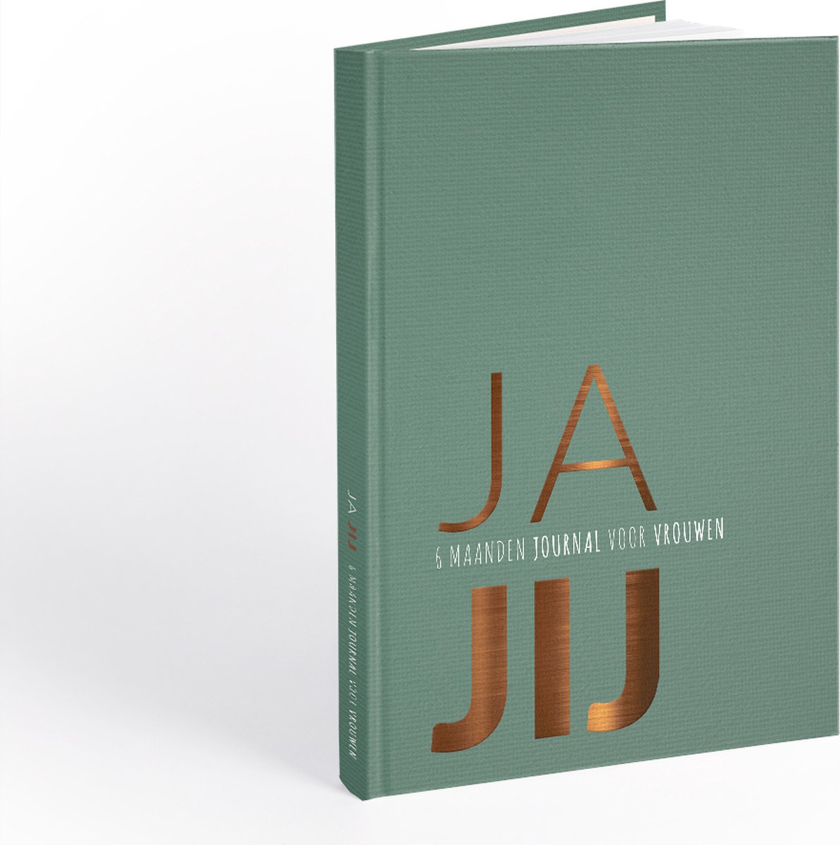 JA JIJ Journal Groen - Invuldagboek/Journals - 6 maanden invuldagboek voor vrouwen - zelfontwikkeling & doelen stellen - Nina van Arum