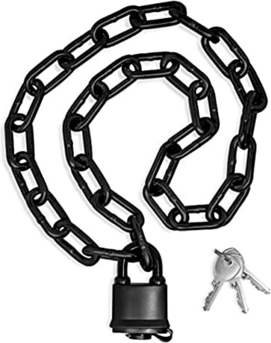 Magmaus® RTL/80 Robuust, weerbestendig hangslot voor buitengebruik met 3 sleutels – Ideaal voor containers, schuren, kettingen, poorten, garages