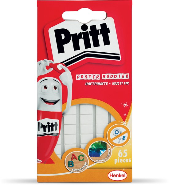 Pritt Posterbuddies 24 Stuks | Posterbuddies plaklijm voor Posters & Kaarten | Universele plaklijm.
