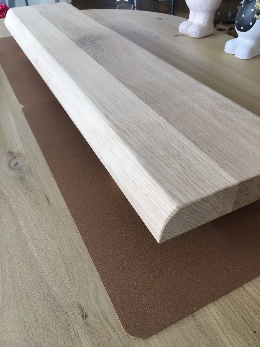 Banc De Fenêtre En Chêne Massif – Planche étagère 90x17x2.5 Cm – Naturel – Neuf