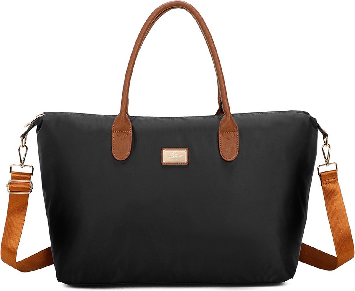 Gallantry - Dames Tas - Schoudertas - Handtas - Shopper - weekendtas - Boodschappentas - Strandtas - Zwart