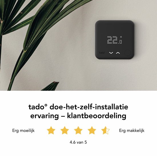 tado° Thermostat Connecté et Intelligent filaire - Kit de Démarrage V3+ –  Installez par vous-même, fonctionne avec  Alexa, Siri & Assistant