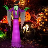 2,7m Halloween Opblaasbare Ghost, Kalolary Gigantische Enge Opblaasbare Heks met LED-licht voor Halloween Indoor Veranda Outdoor Garden Yard Decoraties