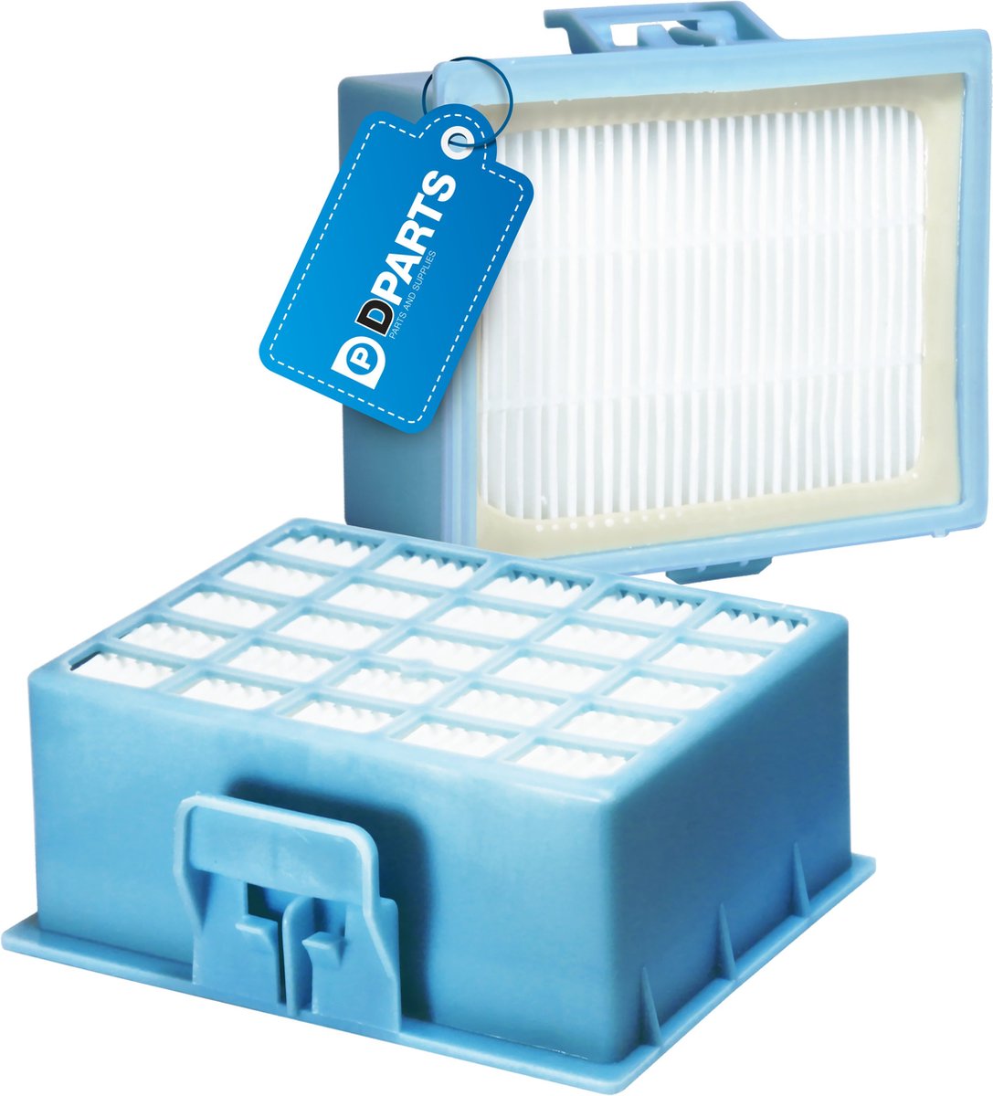 2x Dparts hepa filter geschikt voor Bosch en Siemens - stofzuiger hygiënefilter voor series GL-20 GL20 GL-30 GL30 Gl-40 GL40 BGL2 BGL25 - allergiefilter stofzuigerfilter 576833 00576833 BBZ156HF