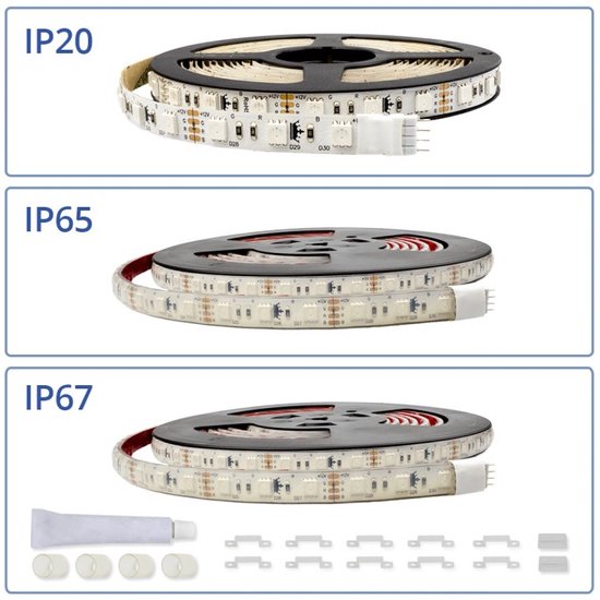 Led strip 1 meter RGB Premium 60 Leds- complete set | bol