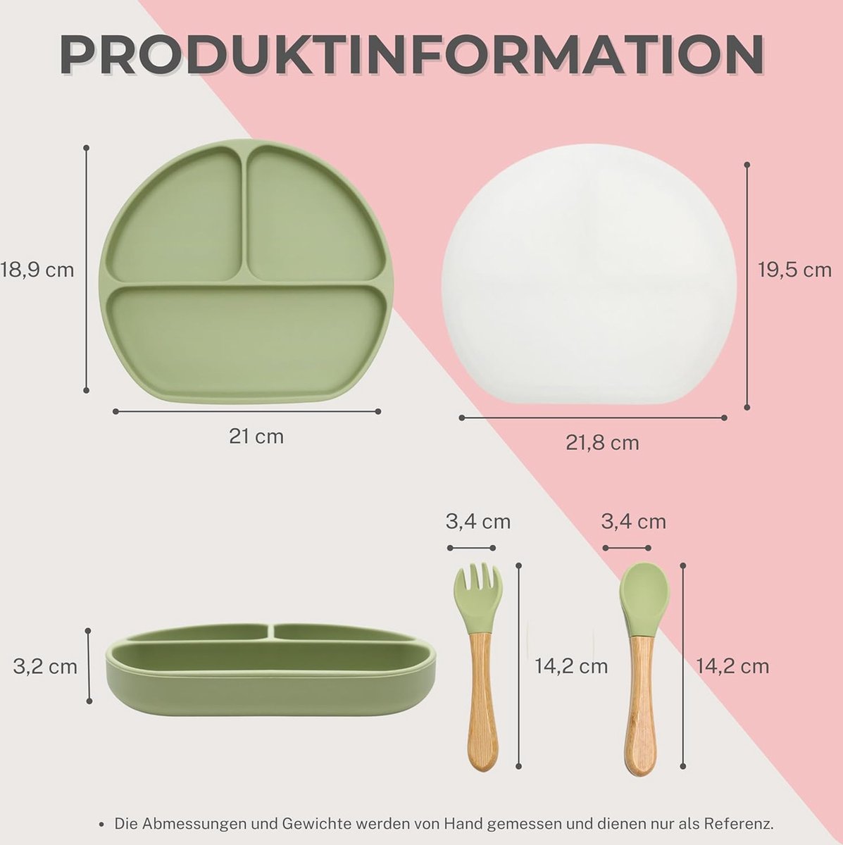 Goedkoopste Babyserviesset, siliconen kinderservies, antislip babybord, zuignapdeksel, BPA-vrij, babybord deksel, siliconen placemat, kinderbord met zuignap (geel