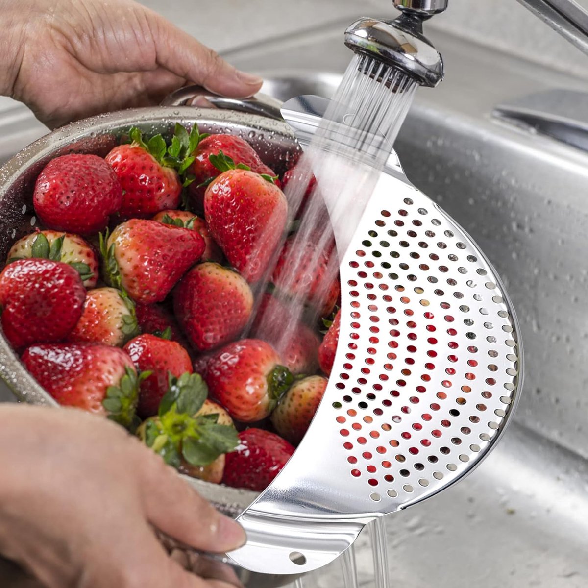 1/2pcs Bol À Fruits Avec Passoire Égouttoir Pour Évier De - Temu