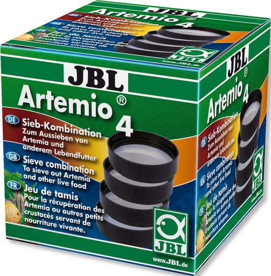 Foto: Jbl artemio 4 zeefcombinatie kweek units 4 delige zeefset voor levend voer