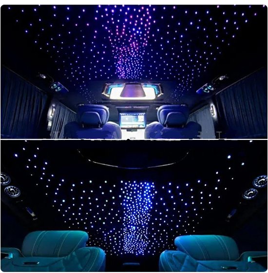 S&N Starry Sky 550 étoile de voiture scintillante LED fibre optique 3m 16W  12V toit