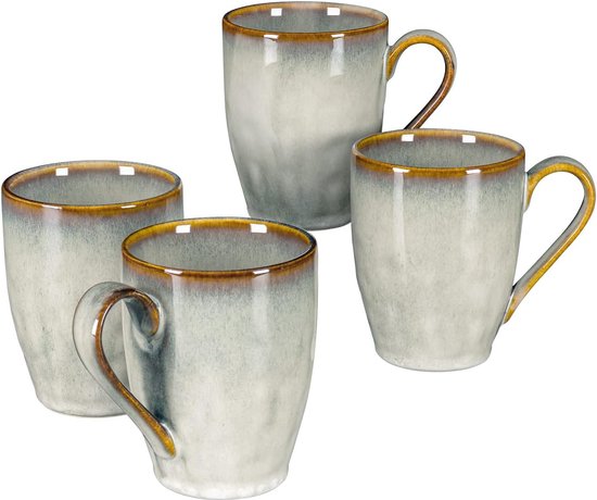 Tasses à café en Steengoed , lot de 4, tasses à café en céramique