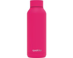 foto van Quokka drinkfles RVS Solid Raspberry Pink 510 ml