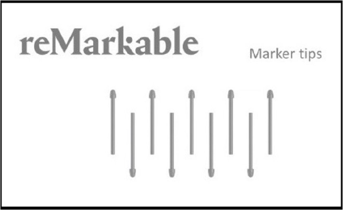 10x Tips voor Marker en Marker Plus - de stylus pen van reMarkable 2