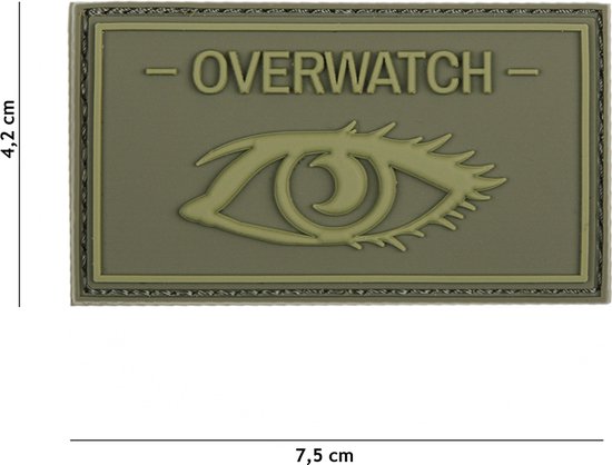 101 Inc Embleem 3D Pvc Overwatch Groen  19034
