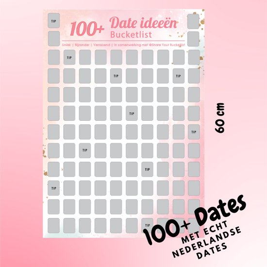 Plus de 100 idées de rendez-vous, affiche à gratter pour les couples | Affiche à gratter de la liste de seau | Idées de rendez-vous pour la Saint-Valentin |