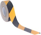 [ 20m x 50mm ] Antislip Tape, Sterke Plakband Beveiligingstape, Verbetert de Grip voor Binnen en Buiten - Werkveiligheid Huisveiligheid, Zwart/Gele TKD5036 Black & Yellow