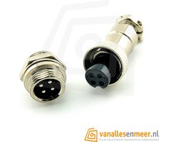 GX12-4 CONNECTOR, 4 PINS
