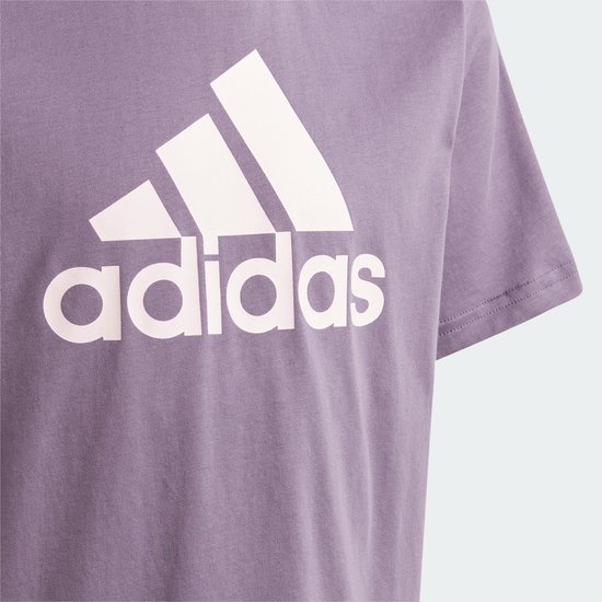 Adidas Sportswear Essentials Big Logo Katoenen T-shirt - Kinderen - Paars