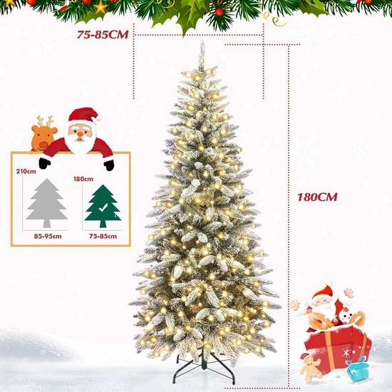 Mini Kerstboom 70 Cm Met LED Verlichting En Timerfunctie Kunstkerstboom Met Sneeuw Dennenappels Compacte Tafelkerstboom Met Linnen Voet Warmwitte Led Batterijwerking