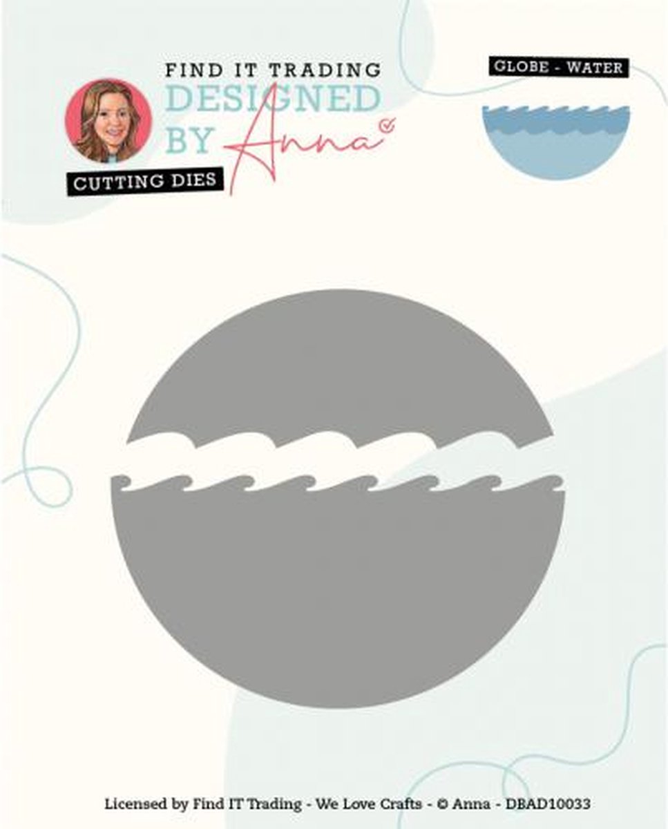 Designed by Anna - Mix and Match Cutting Dies - Globe Water