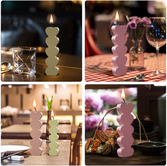 Stiesy Lot De 4 Moules Silicone Poker – Cœur, Carreau, Trèfle, Pique – Idéal Bougies Parfumées, Résine Époxy, Savon & Loisirs Créatifs