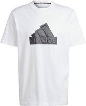 adidas Sportswear Future Icons Badge of Sport Bomber T-shirt - Heren - Wit- L