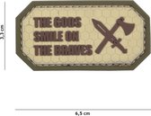 101 Inc Embleem 3D Pvc The Gods Smile On The Braves Coyote   11142