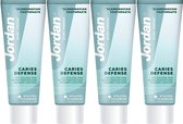 Dentifrice Jordan Stay Fresh Caries Defense - 4 x 75 ml - Dentifrice scandinave - Protection Extra contre les caries - Dentifrice scandinave - Protection Extra contre les caries