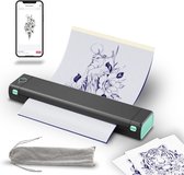Verdea Tattoo Stencil Printer | Incl. 5x tattoo papier + opbergzak | Bluetooth Thermal Printer