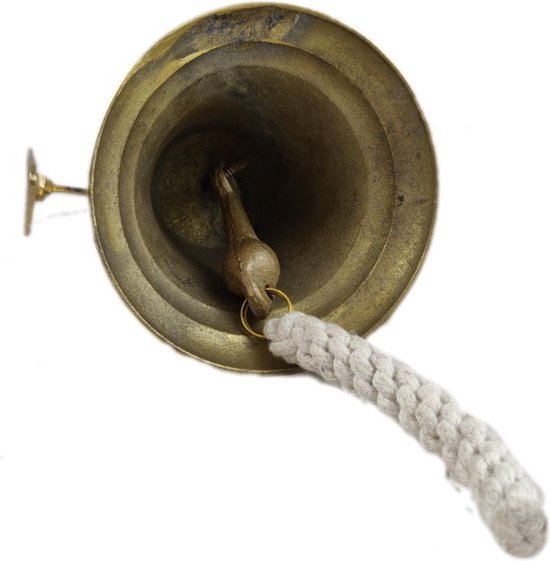 Scheepsbel Messing Voordeurbel Gong (Medium) incl. Schroeven | bol