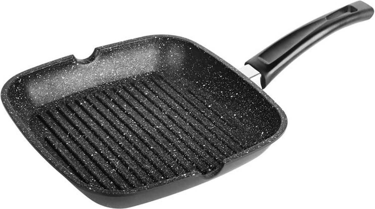 Poêle Grill en Fonte Ocina – Poêle à Induction – Pan – 28 cm