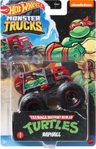 Hot Wheels truck Teenage Mutant Ninja Turtles Raphael - monstertruck 9 cm schaal 1:64
