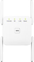 EDUP - Wifi Versterker - Wifi booster - Wifi Repeater – Range Extender - WiFi Extender - 1200 Mbps - voor 2.4 Ghz en 5.0 Ghz