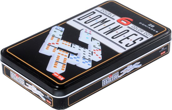 Longfield Games Domino Dubbel 6 - Blik