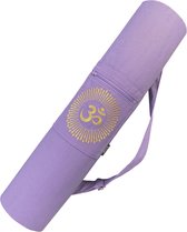 Sac de yoga YoZenga | Ohm Lovely Lilas avec cordon de serrage | Sac de sport | sac de tube de Yoga